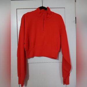 Areie Offline Quarter Zip Cropped sweatshirt